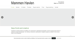 Desktop Screenshot of mammenhovlen.dk